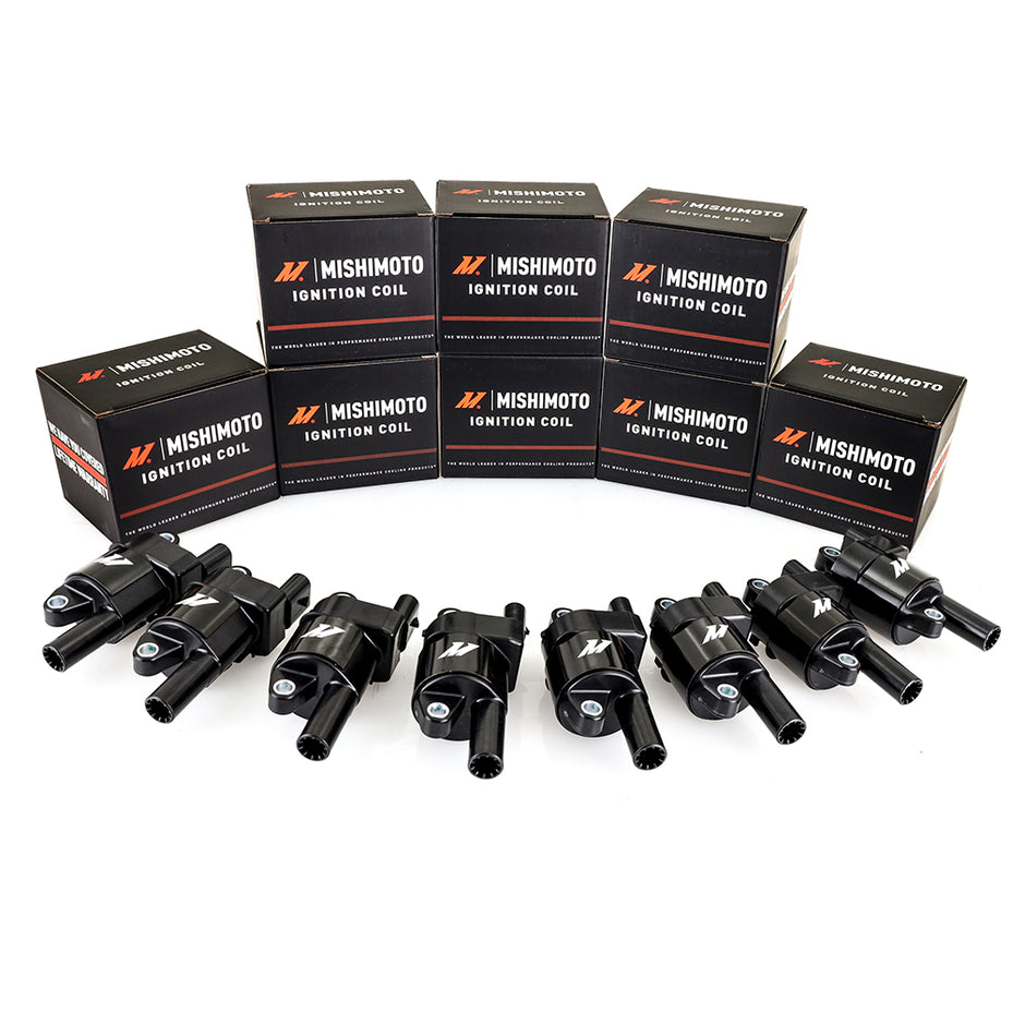 Mishimoto MMIG-LSRD-0708 Ignition Coil  Round  Set Of 8  Fits GM LS2/LS3/LS4/LS7/LS9