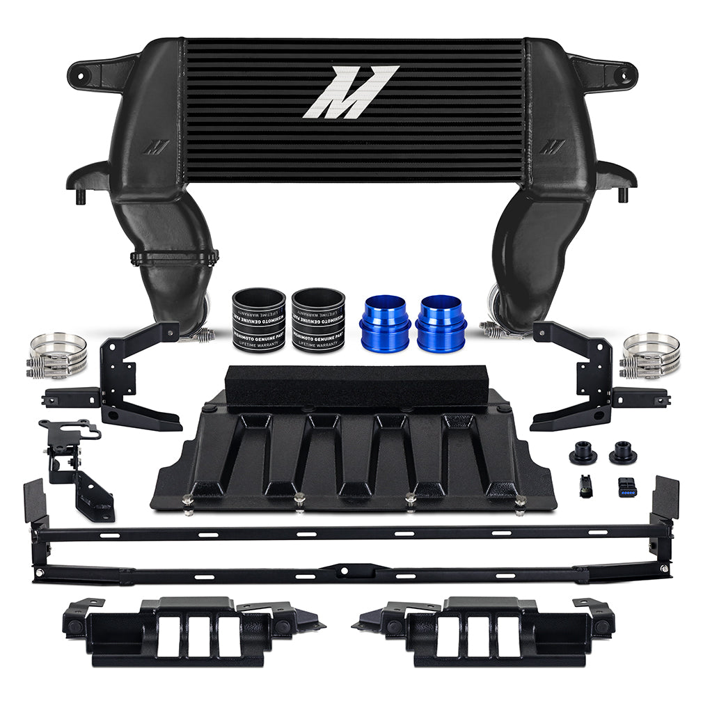 Mishimoto MMINT-BR-21HBK Intercooler  Black  High-Mount  Fits Ford Bronco 2.3L/2.7L 2021+
