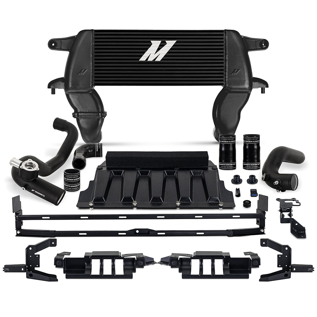 Mishimoto MMINT-BR23-21HKBKBK Intercooler Kit  Black/Black  High-Mount  Fits Ford Bronco 2.3L 2021+
