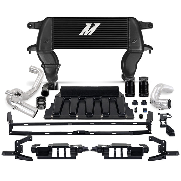 Mishimoto MMINT-BR23-21HKBKP Intercooler Kit  Black/Polished  High-Mount  Fits Ford Bronco 2.3L 2021+