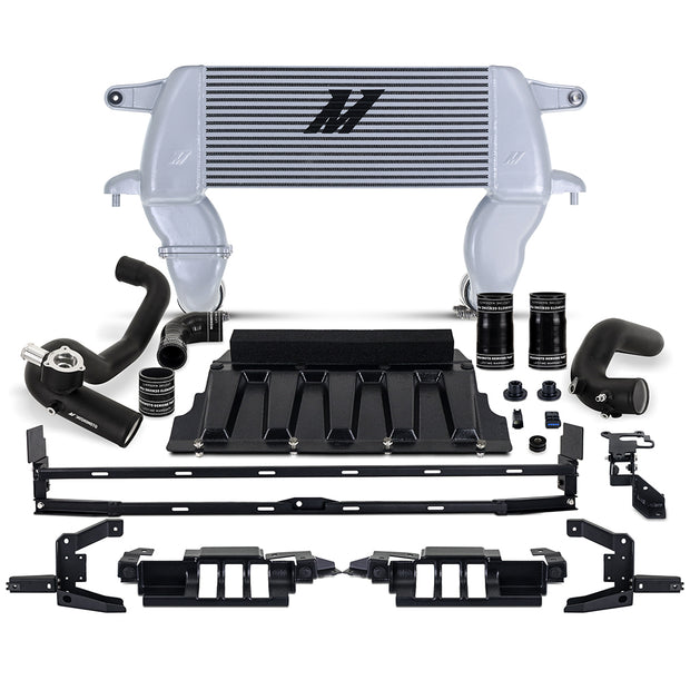 Mishimoto MMINT-BR23-21HKSLBK Intercooler Kit  Silver/Black  High-Mount  Fits Ford Bronco 2.3L 2021+
