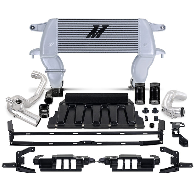 Mishimoto MMINT-BR23-21HKSLP Intercooler Kit  Silver/Polished  High-Mount  Fits Ford Bronco 2.3L 2021+