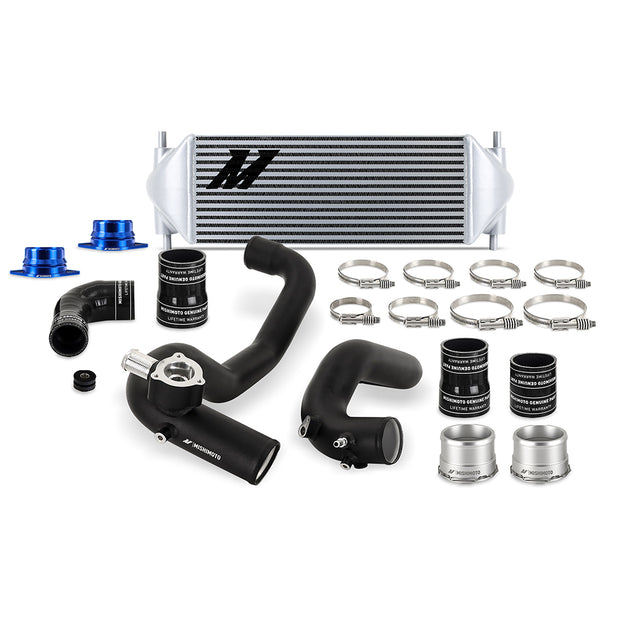 Mishimoto MMINT-BR23-21KBSL Intercooler Kit  Silver/Black  Fits Ford Bronco 2.3L 2021-2024