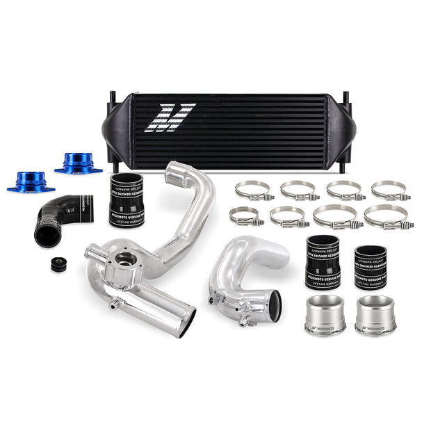Mishimoto MMINT-BR23-21KPBK Intercooler Kit  Black/Polished  Fits Ford Bronco 2.3L 2021-2024