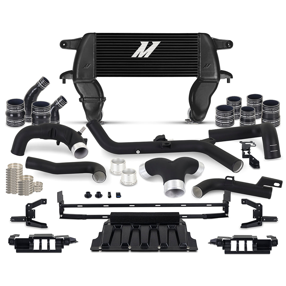 Mishimoto MMINT-BR27-21HKBKBK Intercooler Kit  Black/Black  High-Mount  Fits Ford Bronco 2.7L 2021+