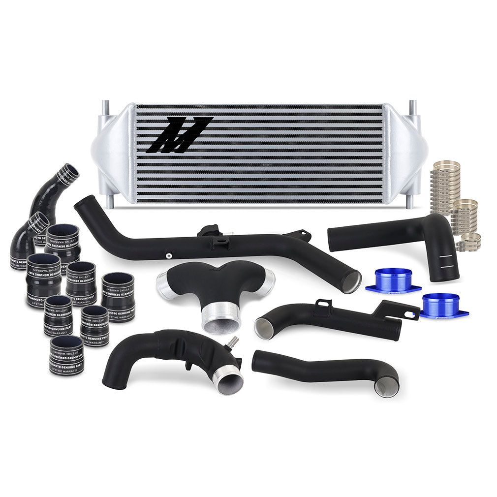 Mishimoto MMINT-BR27-21KBSL Intercooler Kit  Silver/Black  Fits Ford Bronco 2.7L 2021+