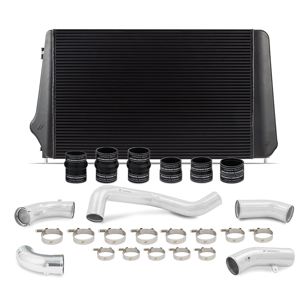 Mishimoto MMINT-DMAX-17KBKP Intercooler Kit  Black/Polished  Fits Chevrolet/GMC 6.6L Duramax L5P 2017-2019