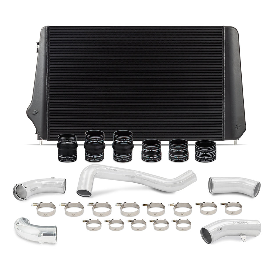 Mishimoto MMINT-DMAX-17KBKP Intercooler Kit  Black/Polished  Fits Chevrolet/GMC 6.6L Duramax L5P 2017-2019