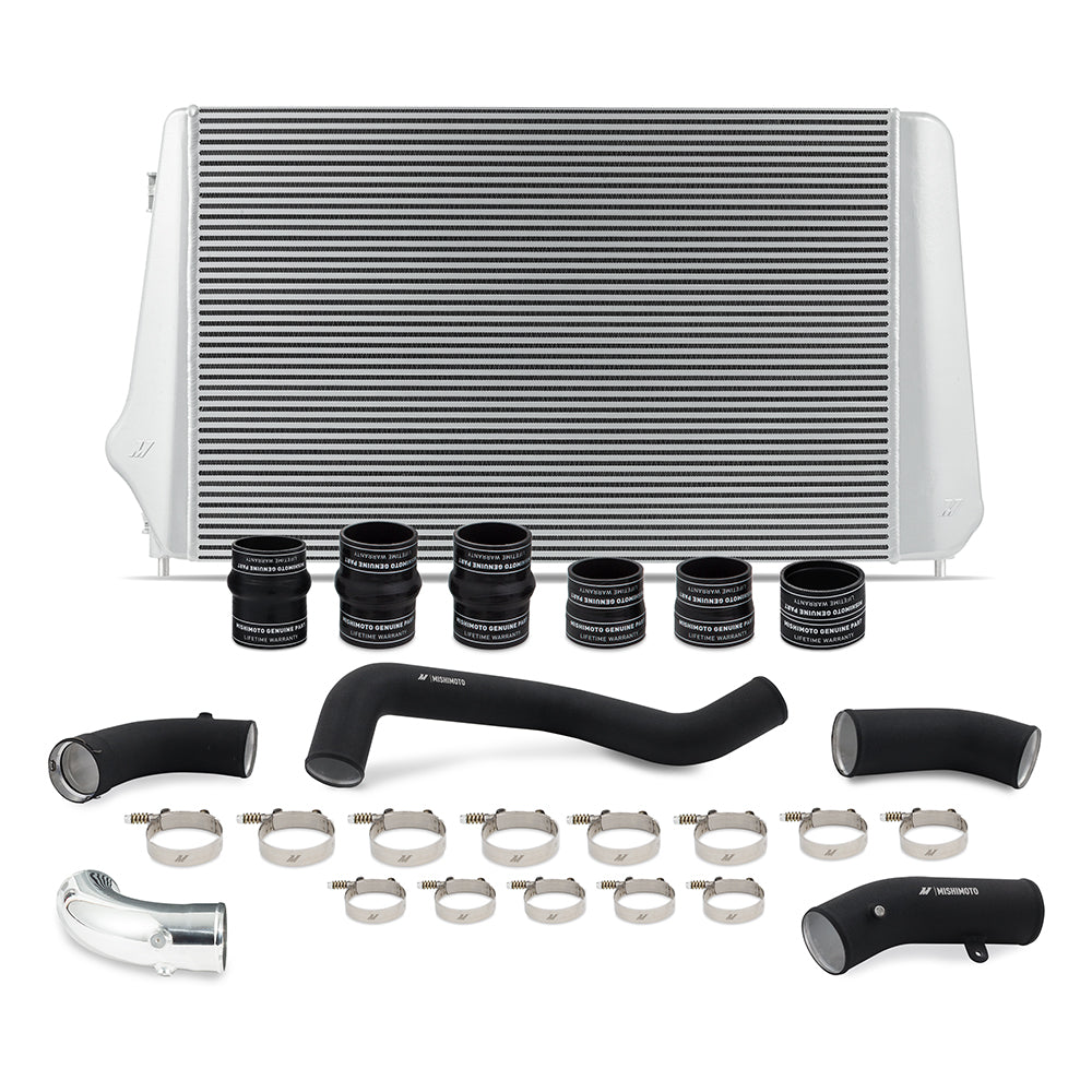 Mishimoto MMINT-DMAX-17KSLBK Intercooler Kit  Silver/Black  Fits Chevrolet/GMC 6.6L Duramax L5P 2017-2019