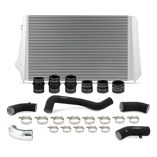 Mishimoto MMINT-DMAX-17KSLBK Intercooler Kit  Silver/Black  Fits Chevrolet/GMC 6.6L Duramax L5P 2017-2019