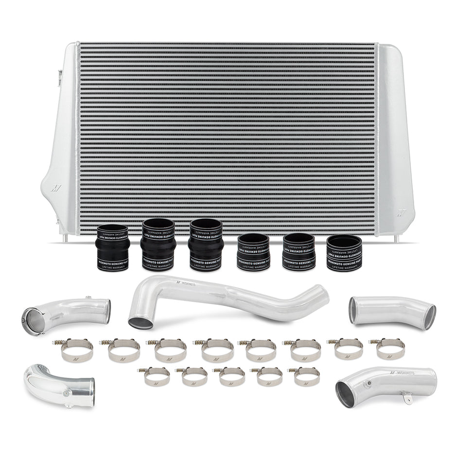 Mishimoto MMINT-DMAX-17KSLP Intercooler Kit  Silver/Polished  Fits Chevrolet/GMC 6.6L Duramax L5P 2017-2019