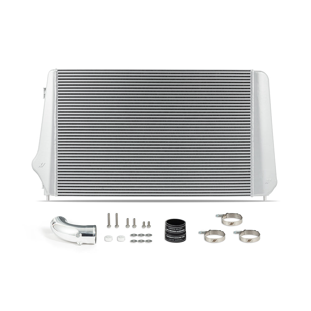 Mishimoto MMINT-DMAX-17SL Intercooler  Silver  Fits Chevrolet/GMC 6.6L Duramax L5P 2017-2019