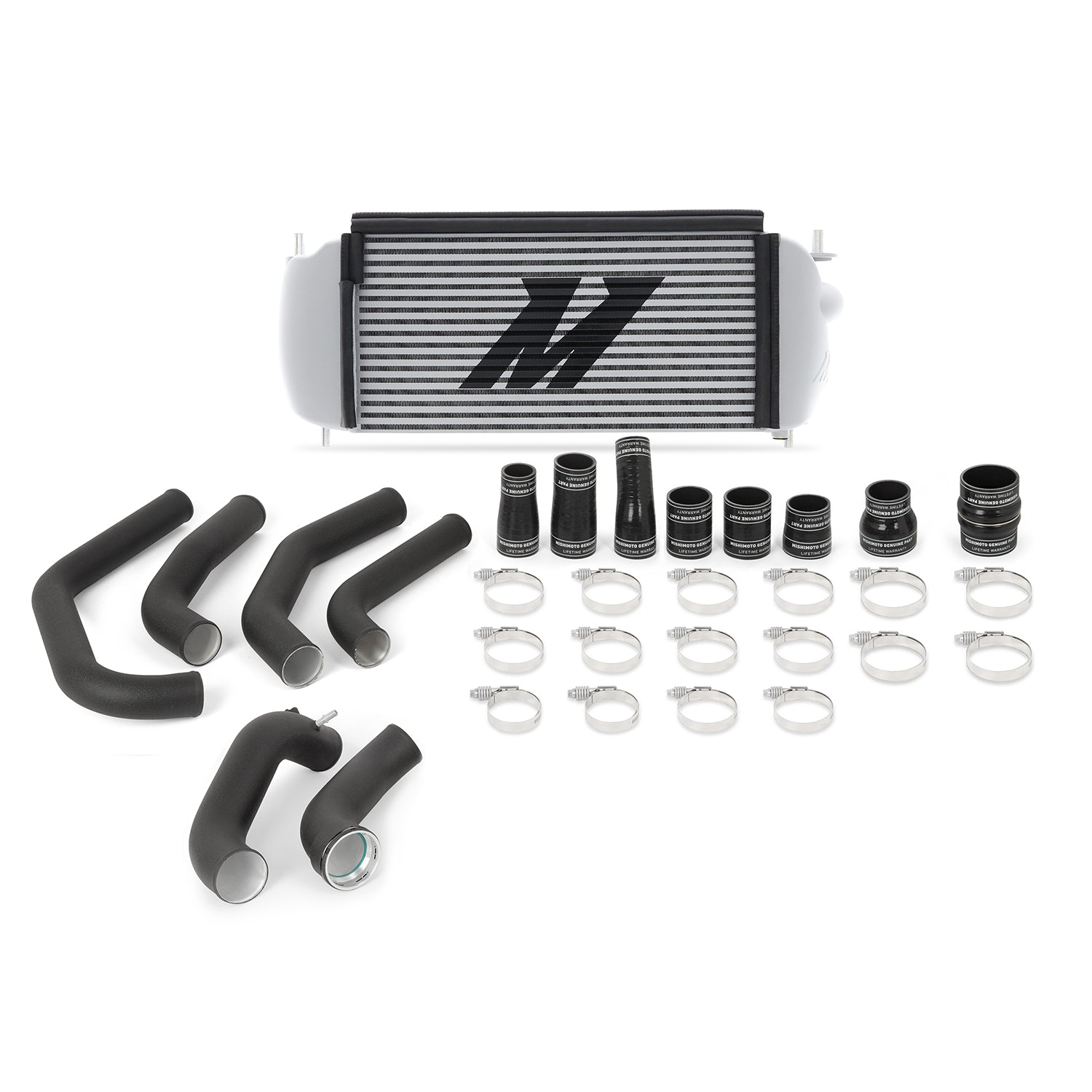 Mishimoto MMINT-F27T-15KBSL Intercooler Kit  Silver/Black  Fits Ford F-150 2.7L EcoBoost 2015-2017