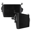 Mishimoto MMINT-F2D-03TBK Cast End Tank Replacement Intercooler  Black  Fits Ford 6.0L Powerstroke 2003-07