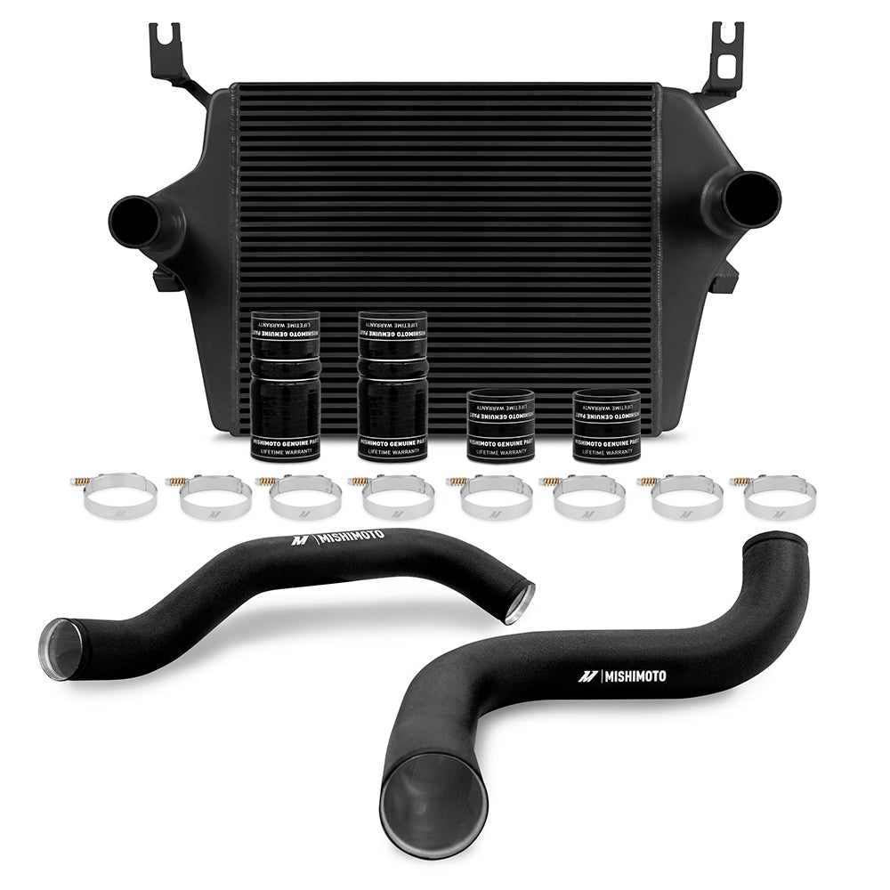 Mishimoto MMINT-F2D-99KBKBK Intercooler Kit  Black/Black  Fits Ford 7.3L Powerstroke 1999-2003
