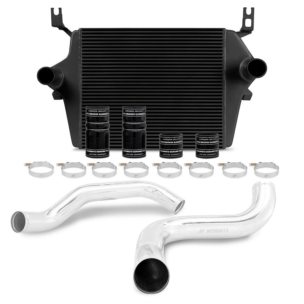 Mishimoto MMINT-F2D-99KBKP Intercooler Kit  Black/Polished  Fits Ford 7.3L Powerstroke 1999-2003