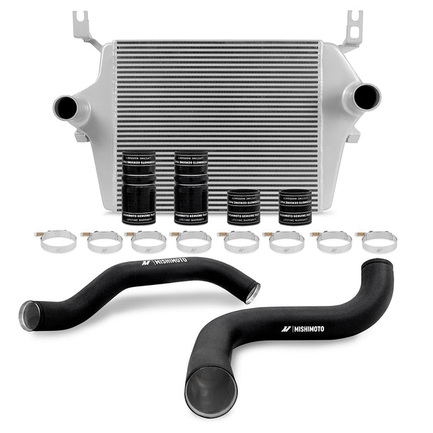 Mishimoto MMINT-F2D-99KSLBK Intercooler Kit  Silver/Black  Fits Ford 7.3L Powerstroke 1999-2003