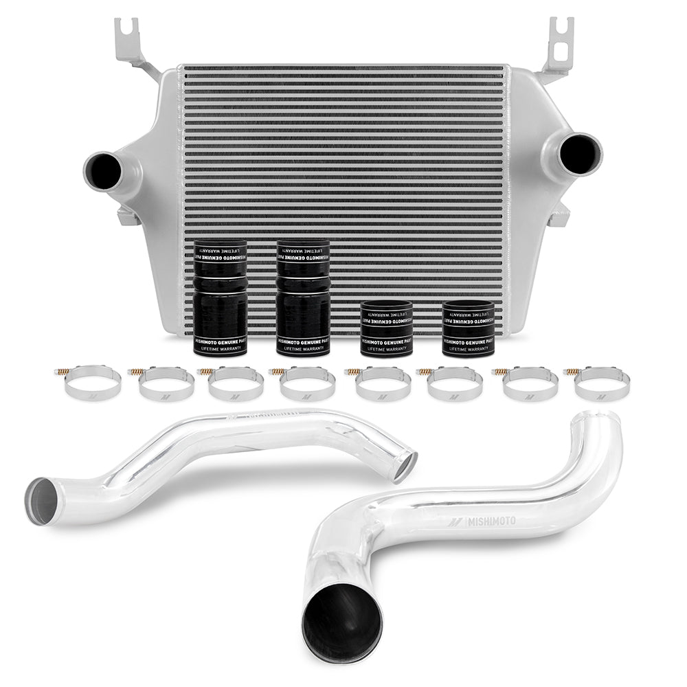 Mishimoto MMINT-F2D-99KSLP Intercooler Kit  Silver/Polished  Fits Ford 7.3L Powerstroke 1999-2003