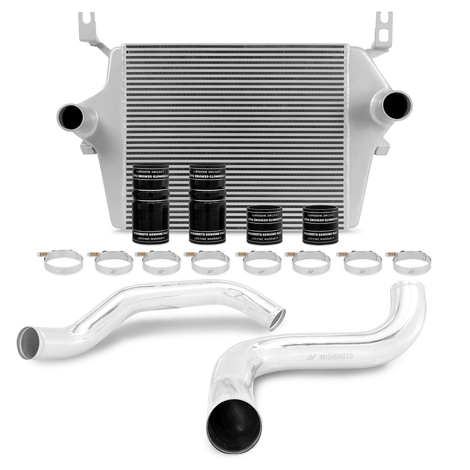 Mishimoto MMINT-F2D-99KSLP Intercooler Kit  Silver/Polished  Fits Ford 7.3L Powerstroke 1999-2003