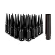 Mishimoto MMLG-SP1215-24BK Spiked Lug Nuts  Black  M12x1.5  24-PC Set