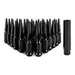 Mishimoto MMLG-SP1415-32BK Spiked Lug Nuts  Black  M14x1.5  32-PC Set