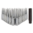 Mishimoto MMLG-SP1415-32CH Spiked Lug Nuts  Chrome  M14x1.5  32-PC Set