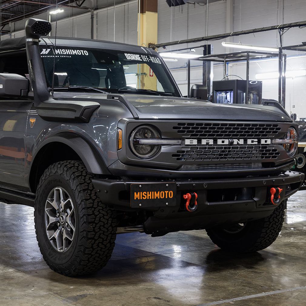 Mishimoto MMLP-BR-21M License Plate Relocation Kit  Fits Ford Bronco 2021+  Modular Bumper