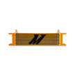 Mishimoto MMOC-10-6GD Universal Oil Cooler  10-Row  Gold  -6AN