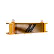 Mishimoto MMOC-10-8GD Universal Oil Cooler  10-Row  Gold  -8AN