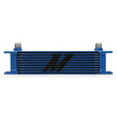Mishimoto MMOC-10BL Universal Oil Cooler  10-Row  Blue