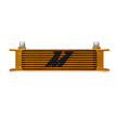 Mishimoto MMOC-10G Universal Oil Cooler  10-Row  Gold