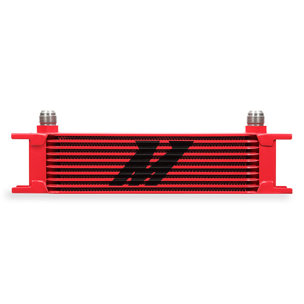 Mishimoto MMOC-10RD Universal Oil Cooler  10-Row  Red