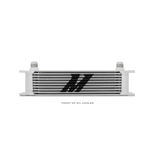 Mishimoto MMOC-10 Universal Oil Cooler  10-Row  Silver