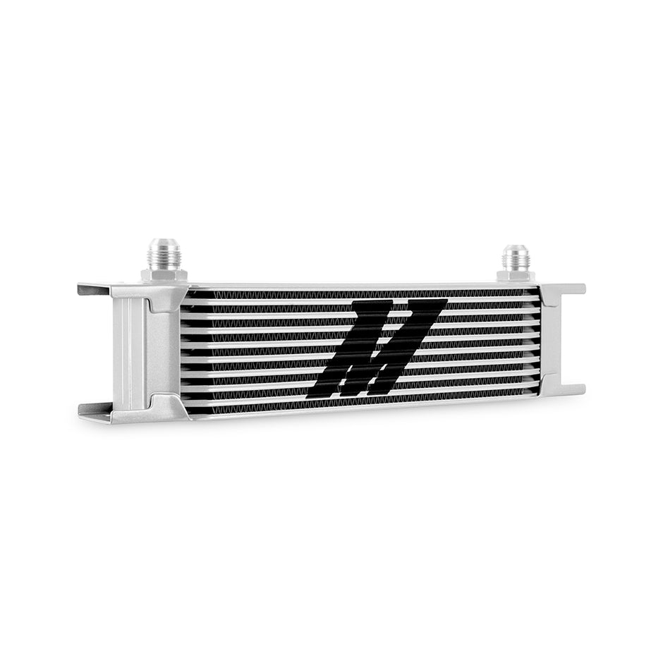 Mishimoto MMOC-10-8SL Universal Oil Cooler  10-Row  Silver  -8AN