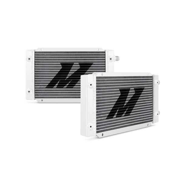 Mishimoto MMOC-19DP Universal Oil Cooler 19-Row  Silver  Dual Pass