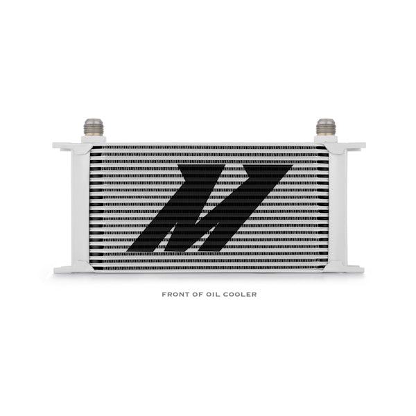 Mishimoto MMOC-19 Universal Oil Cooler 19-Row  Silver