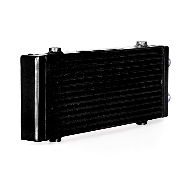 Mishimoto MMOC-DP-MBK Universal Oil Cooler  Dual Pass Bar And Plate  Black  Medium