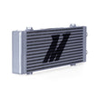 Mishimoto MMOC-DP-MSL Universal Oil Cooler  Dual Pass Bar And Plate  Silver  Medium