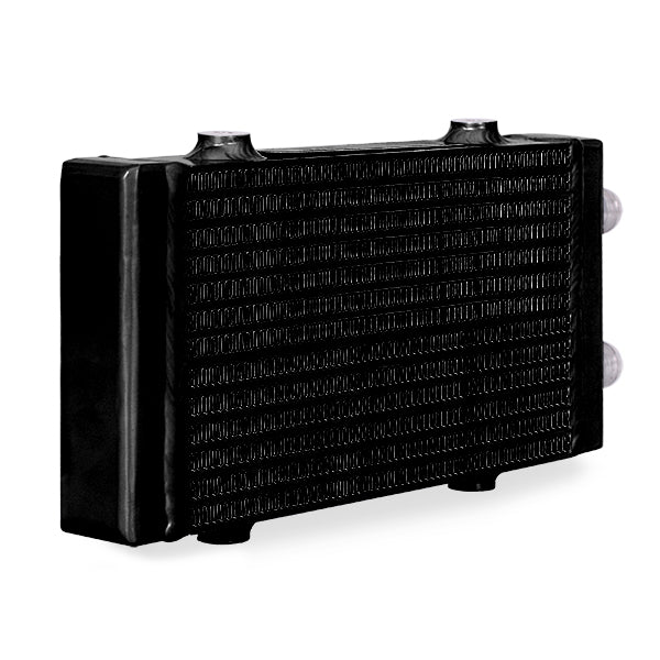 Mishimoto MMOC-DP-SBK Universal Oil Cooler  Dual Pass Bar And Plate  Black  Small