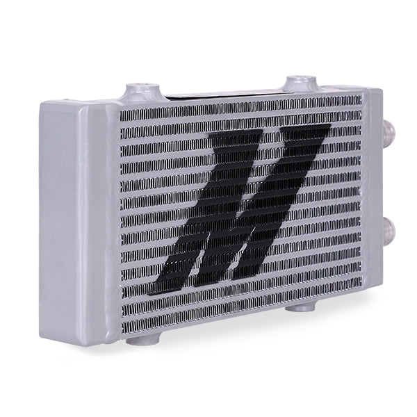 Mishimoto MMOC-DP-SSL Universal Oil Cooler  Dual Pass Bar And Plate  Silver  Small