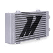 Mishimoto MMOC-DP-SSL Universal Oil Cooler  Dual Pass Bar And Plate  Silver  Small