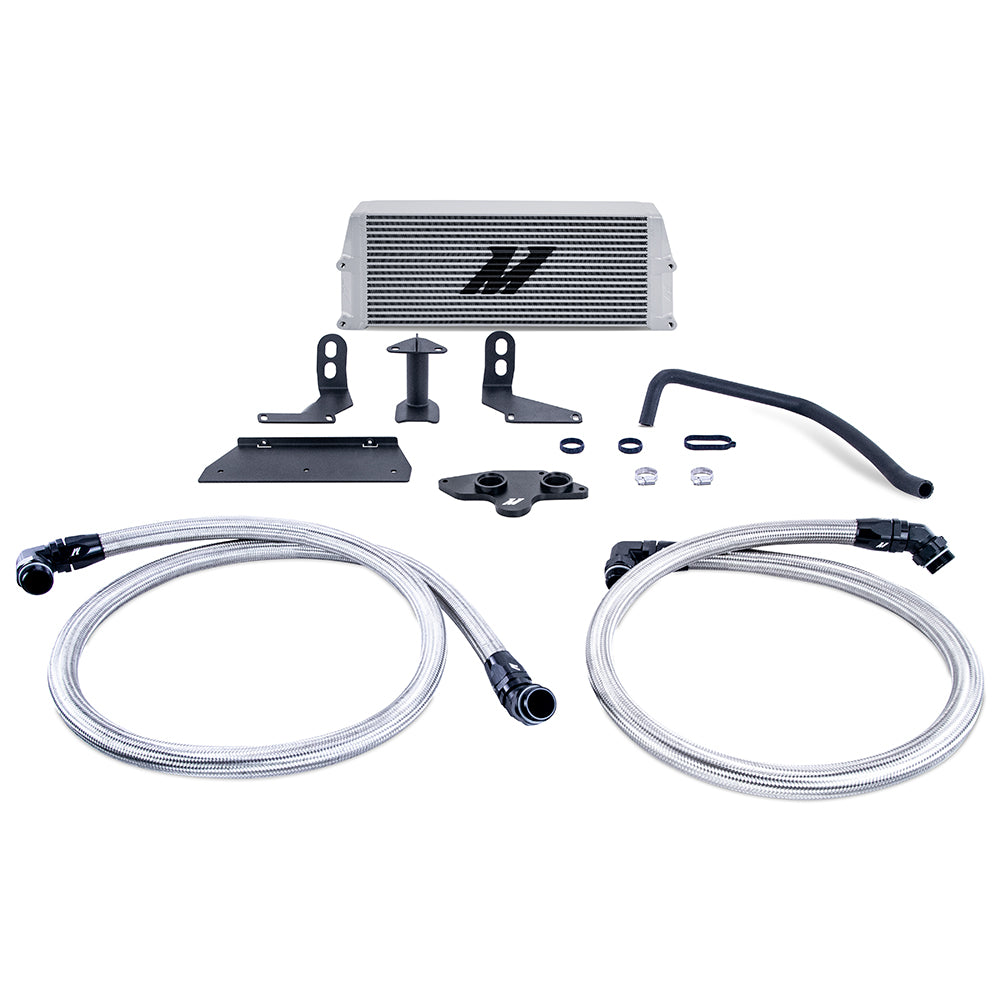 Mishimoto MMOC-F2D-11KSL Oil Cooler Kit  Silver  Fits Ford 6.7L Powerstroke 2011-2019