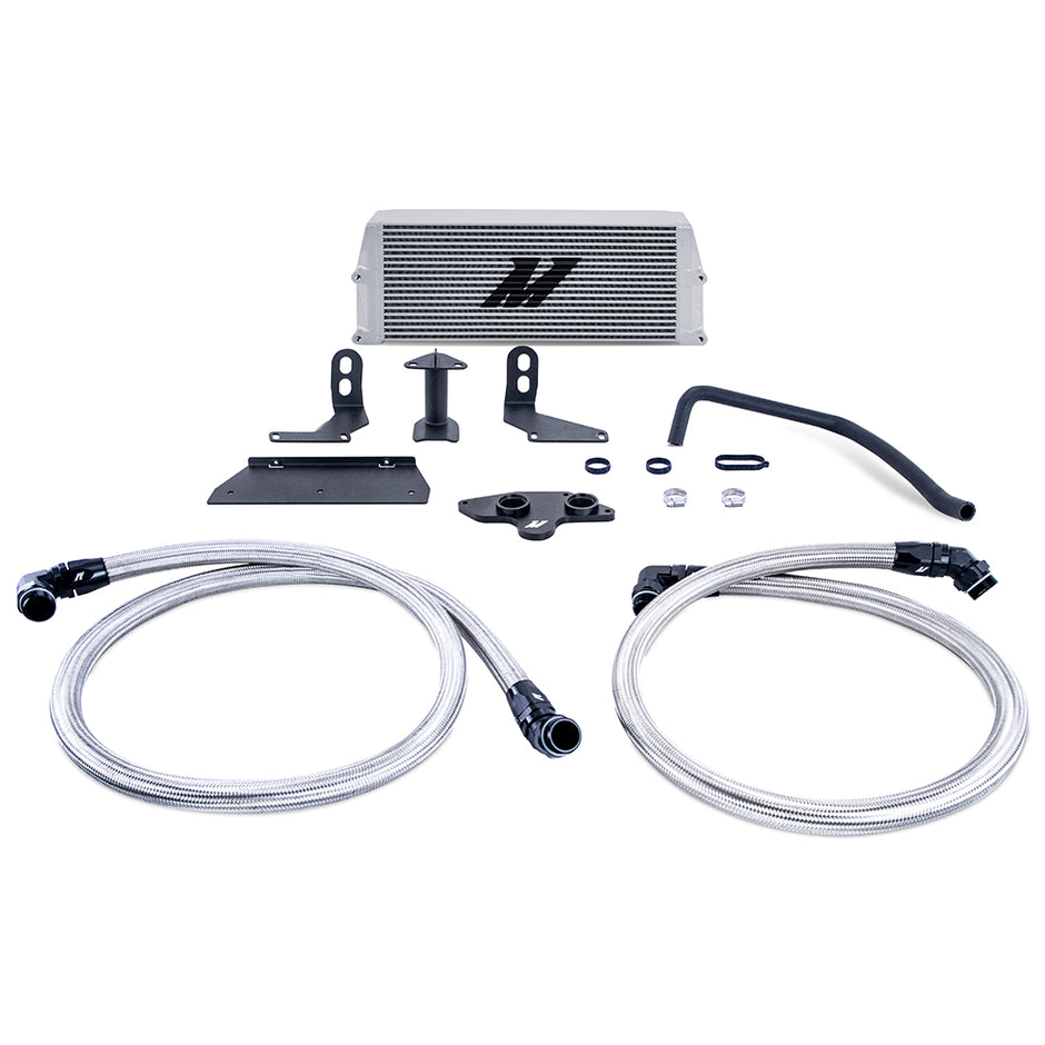 Mishimoto MMOC-F2D-11KSL Oil Cooler Kit  Silver  Fits Ford 6.7L Powerstroke 2011-2019
