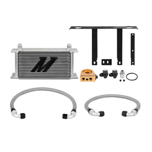 Mishimoto MMOC-GEN4-10T Oil Cooler Kit  Silver  Thermostatic  Fits Hyundai Genesis Coupe 2.0T 2010-2012