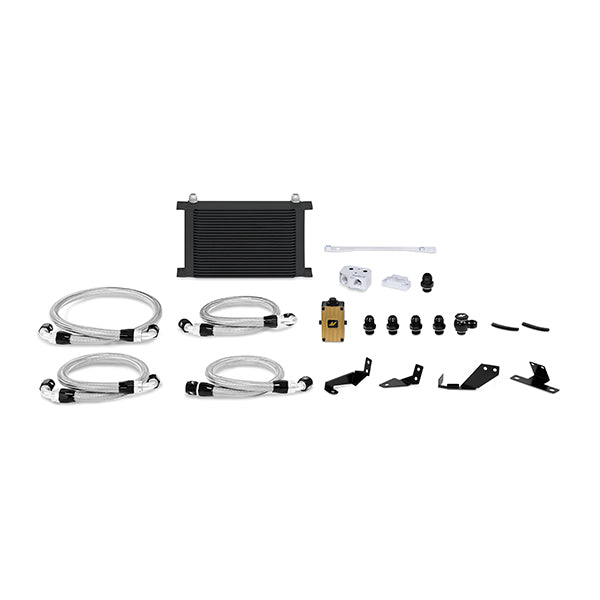 Mishimoto MMOC-GTO-04TBK Oil Cooler Kit  Black  Thermostatic  Fits Pontiac GTO 2004-2006