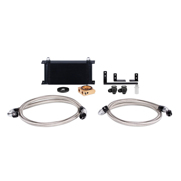Mishimoto MMOC-MIA-16TBK Oil Cooler Kit  Black  Thermostatic  Fits Mazda Miata 2016-2018