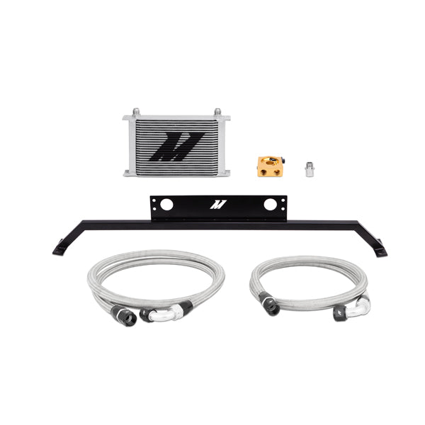 Mishimoto MMOC-MUS-11T Oil Cooler Kit  Silver  Thermostatic  Fits Ford Mustang 5.0L 2011-2014