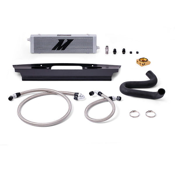 Mishimoto MMOC-MUS8-15T Oil Cooler Kit  Silver  Thermostatic  Fits Ford Mustang GT 2015-2017