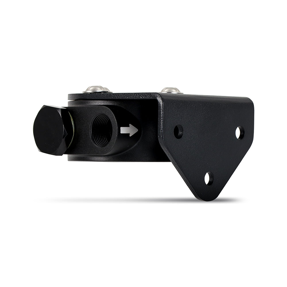 Mishimoto MMOC-RFH-M20BK Remote Oil Filter Mount  Black  M20 X 1.5 Filter Thread