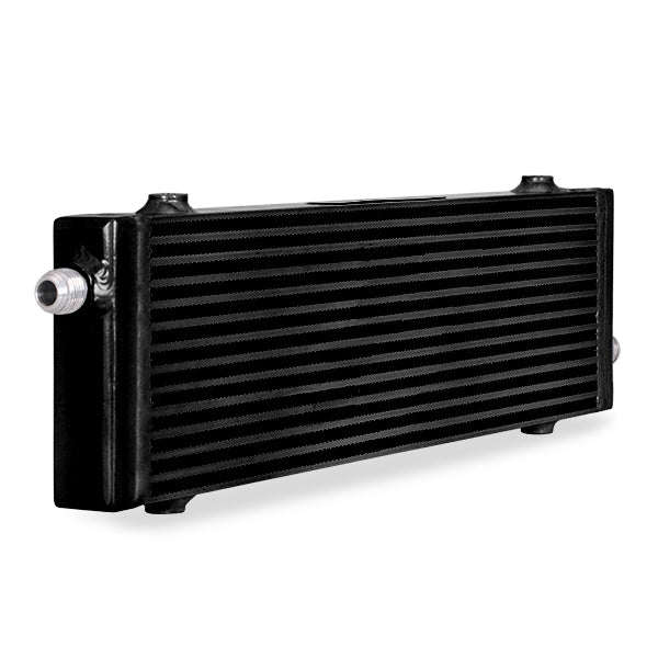 Mishimoto MMOC-SP-LBK Universal Oil Cooler  Cross Flow Bar And Plate  Black  Large
